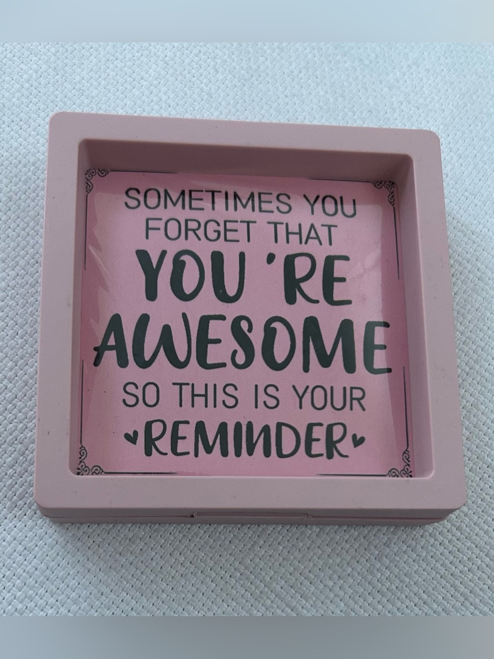 You're Awesome' Motivational Box with Bracelet